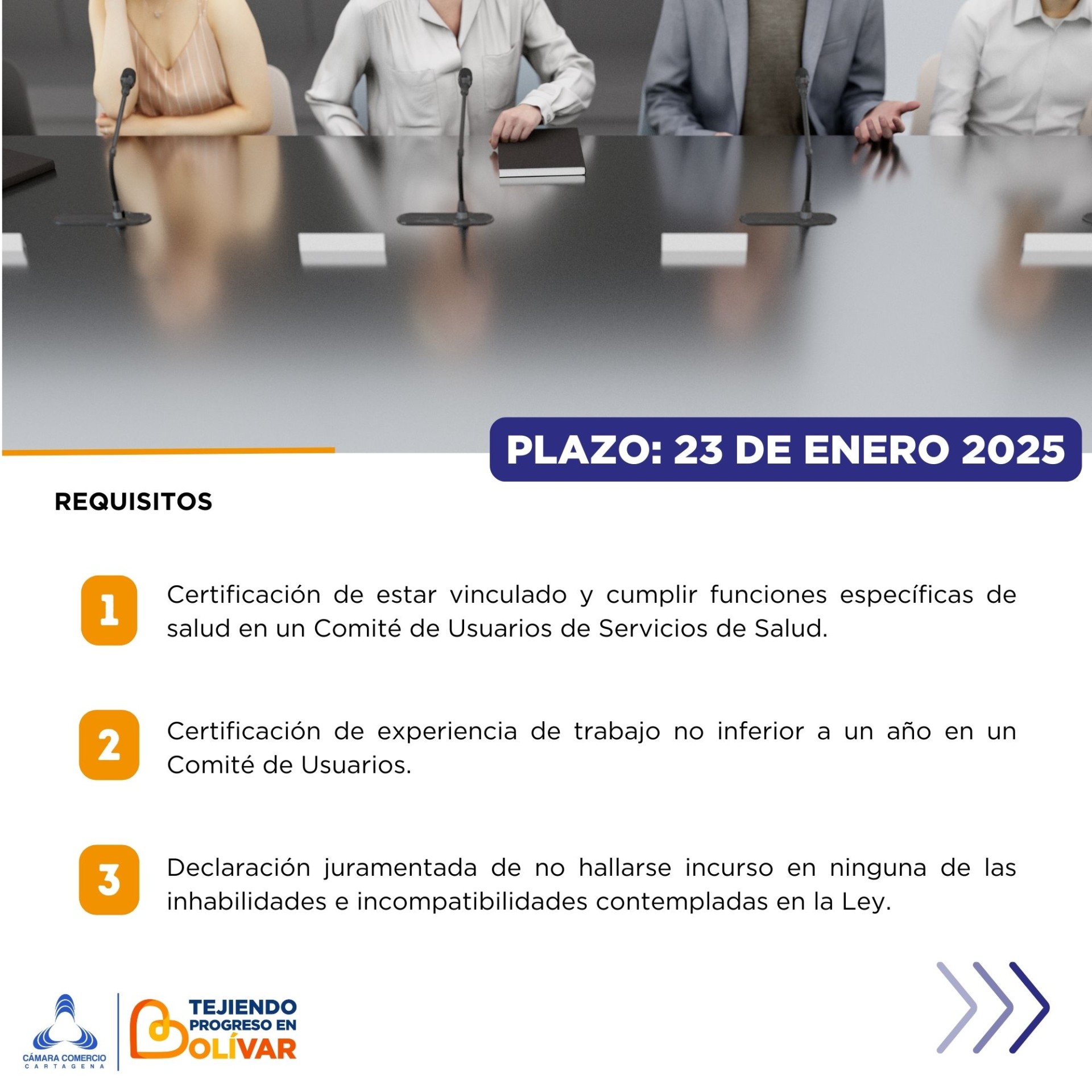 Segunda convocatoria representante de los gremios de la producción en la Junta Directiva de la E.S.E. Clínica Maternidad Rafael Calvo